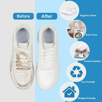 Sneaker cleaning laundry shoe bag for washer